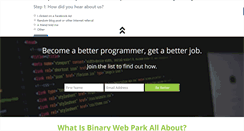 Desktop Screenshot of binarywebpark.com